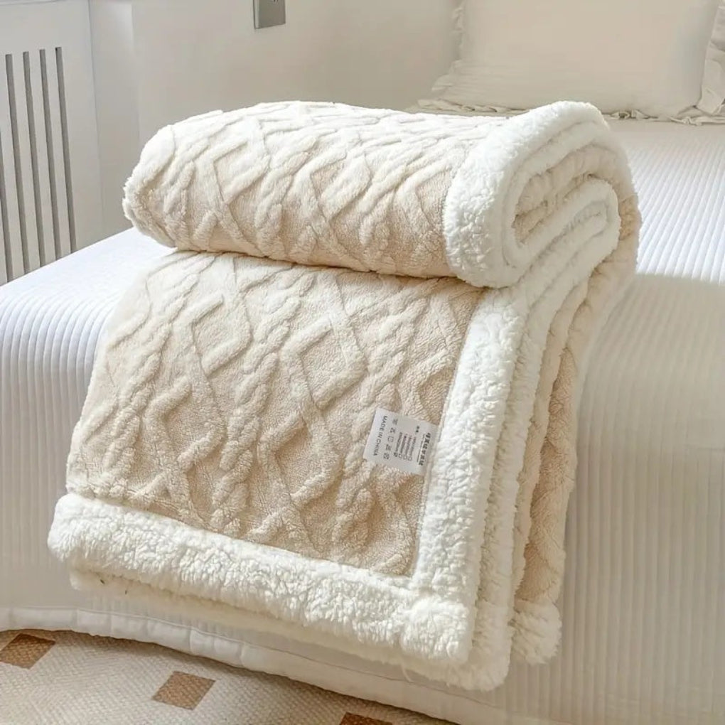 Plush Fleece Throw Blanket