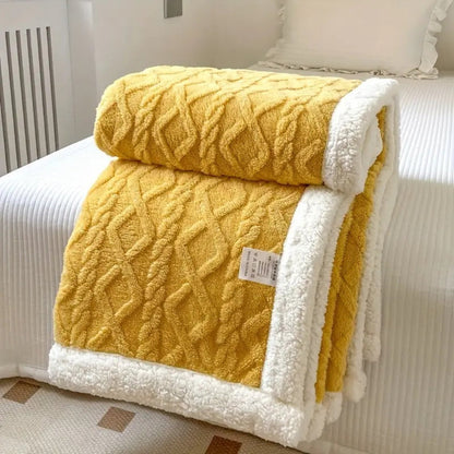 Plush Fleece Throw Blanket