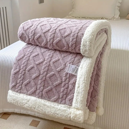 Plush Fleece Throw Blanket - Olytrend