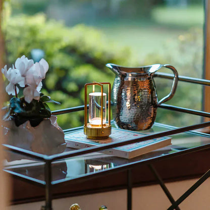 Elegant Glass Lantern for Home Decoration