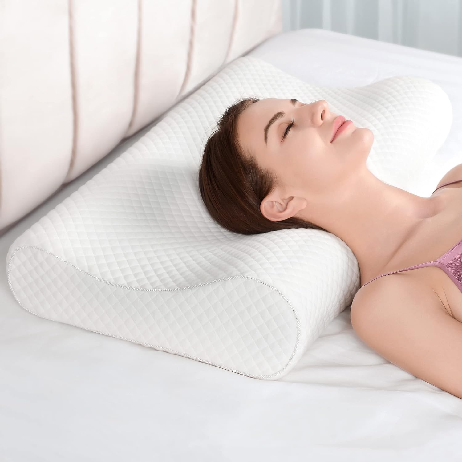 Comfortable Orthopedic Foam Pillow For Back Support - Nocini