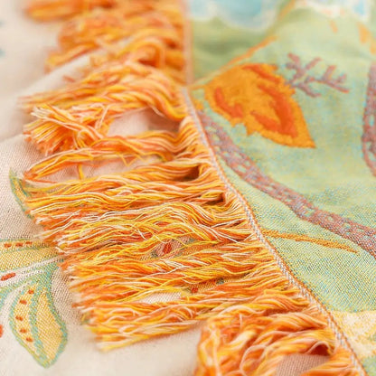 Soft Floral Throw Blanket for Home Decor