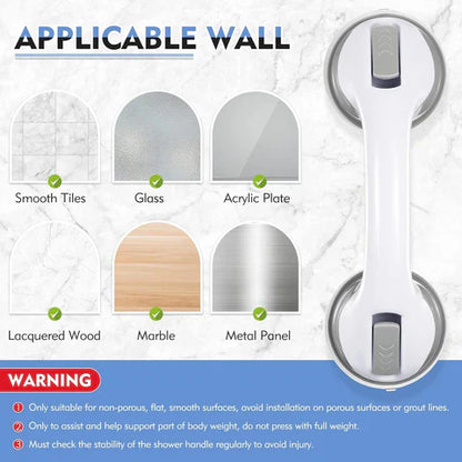 Non Slip Bathroom Handle with Contoured Grip