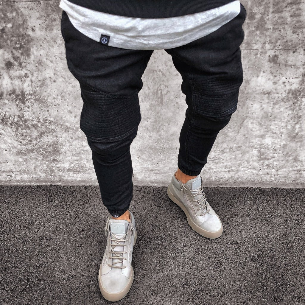 Men's Slim Fit Jogger Pants with Elastic Waist