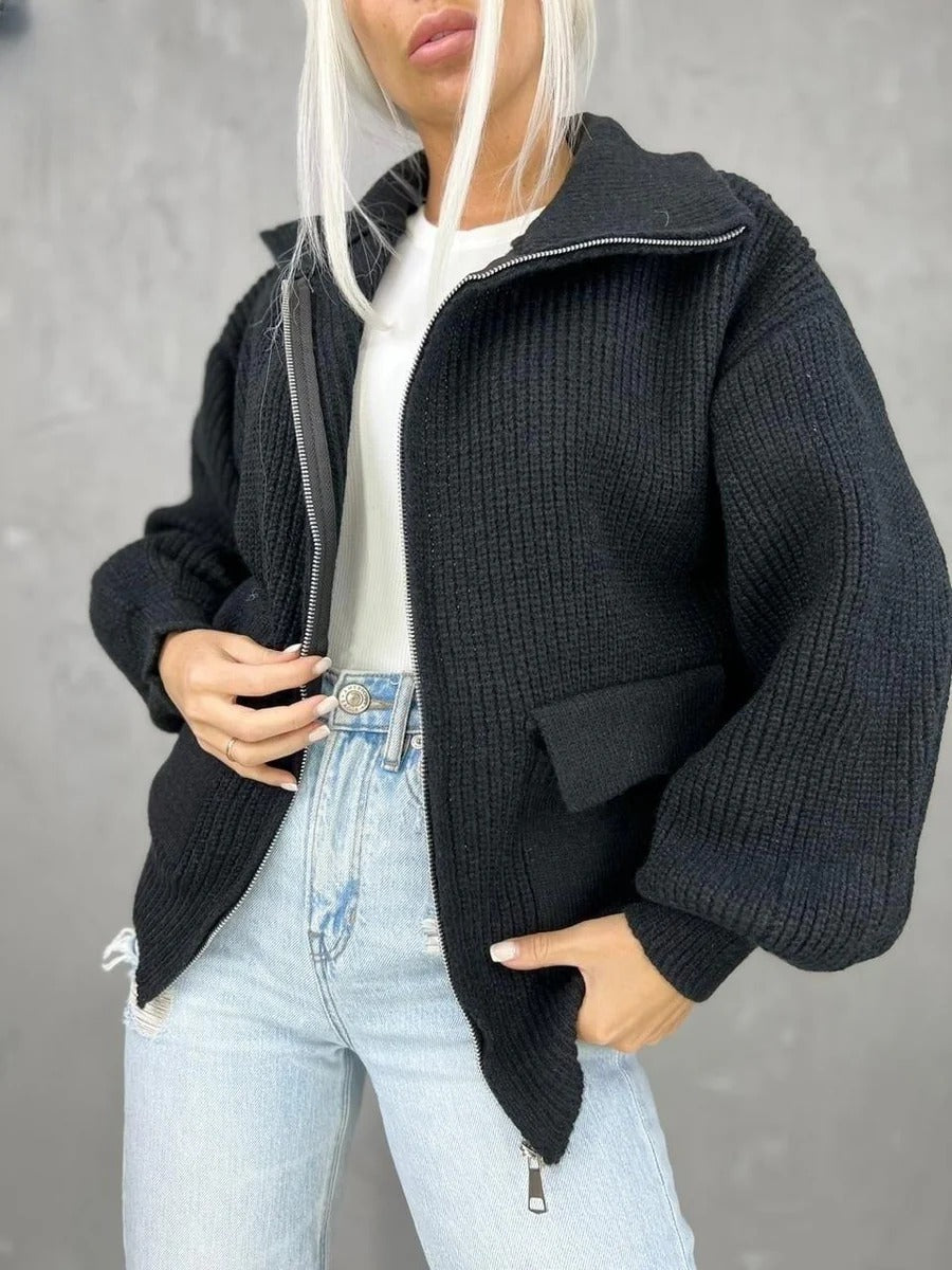Soft Women's Zip Up Cardigan Jacket