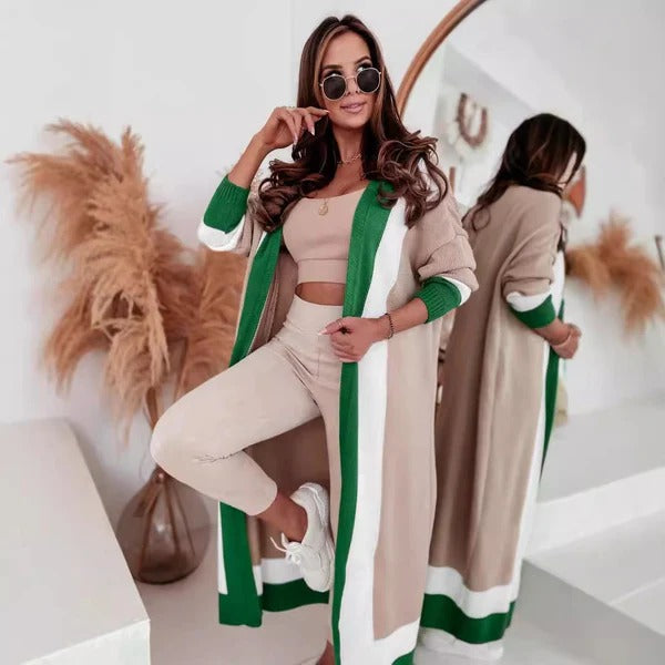 Women's Oversized Open Front Long Coat
