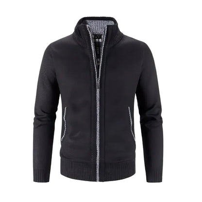 Men's Slim Fit Zip Cardigan Sweater - Nocini