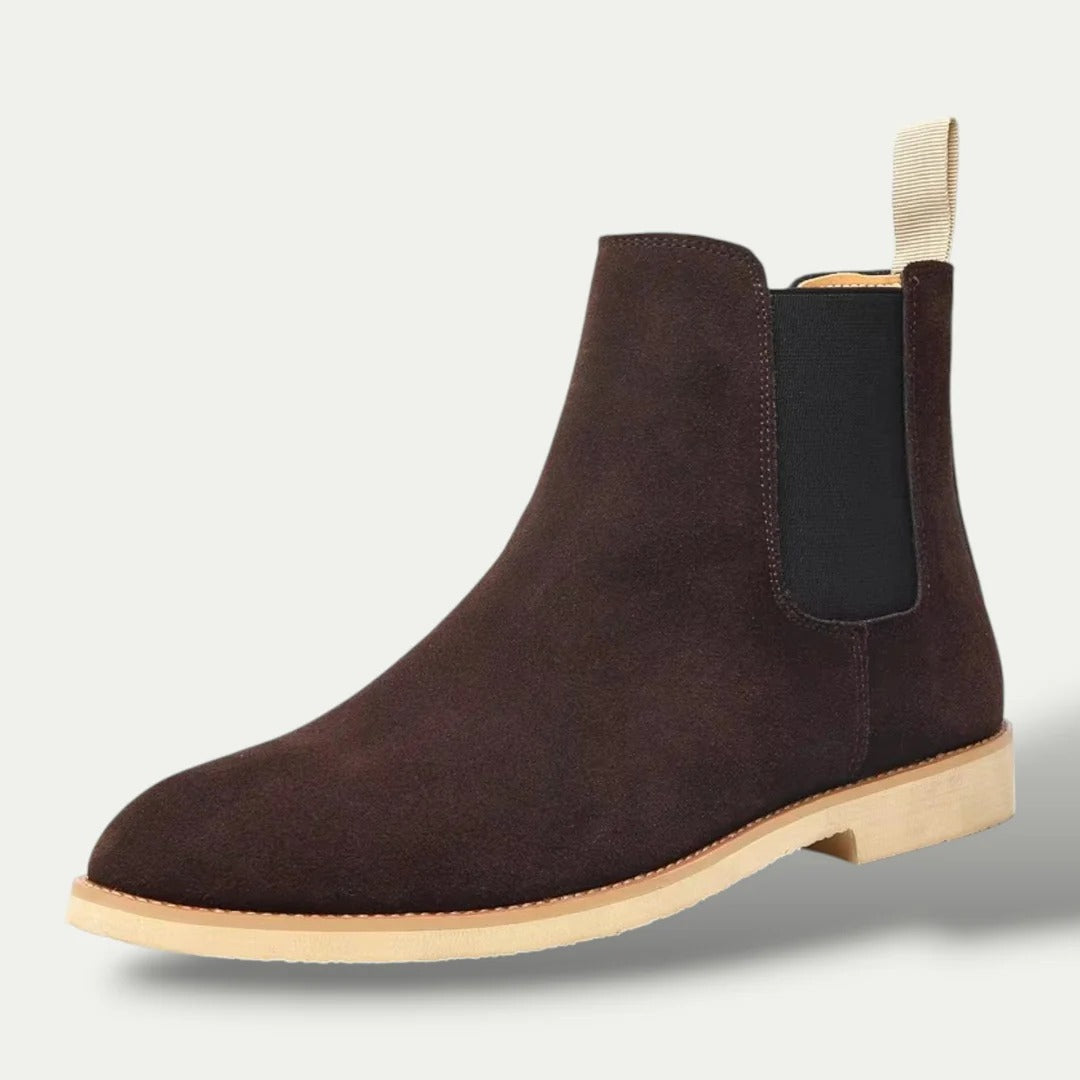 Luxury Suede Chelsea Ankle Boots for Men