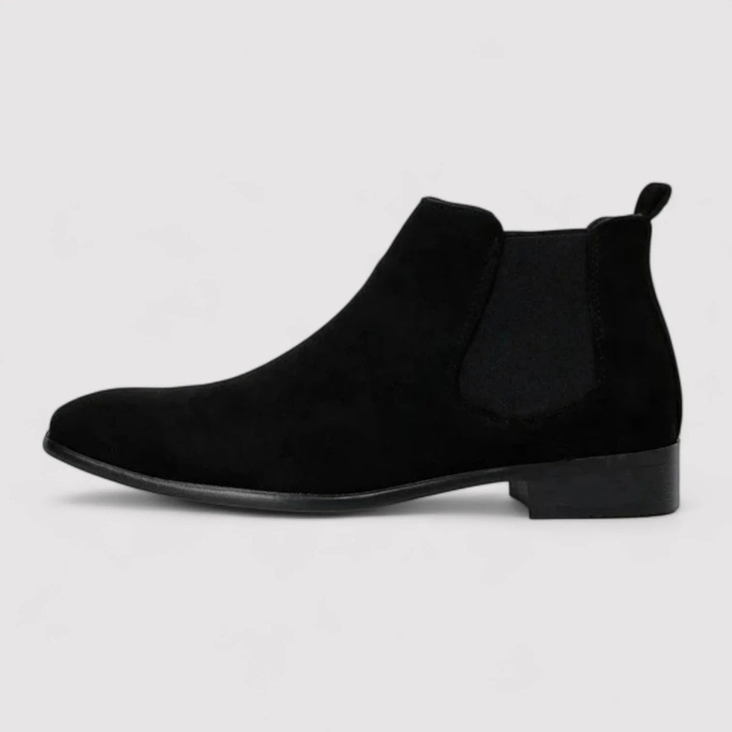 Comfortable Brown Suede Chelsea Ankle Boots