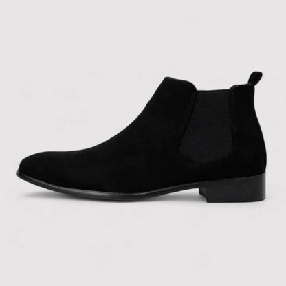 Comfortable Brown Suede Chelsea Ankle Boots