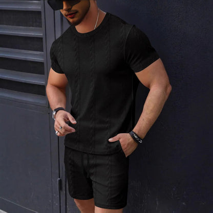 Casual Men's Tee and Shorts Set - Nocini