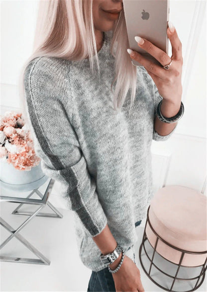 Comfy Women's Striped Cotton Sweater