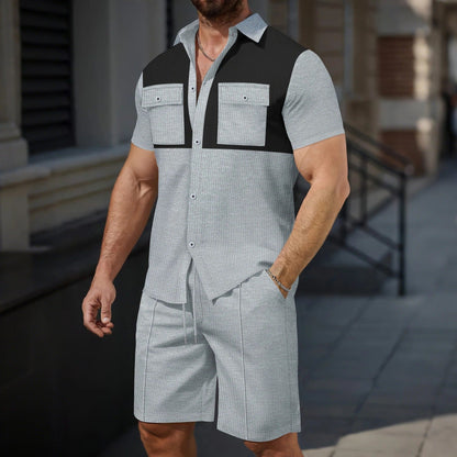 Men's Casual Tee and Shorts Set – Lightweight Comfort Fit