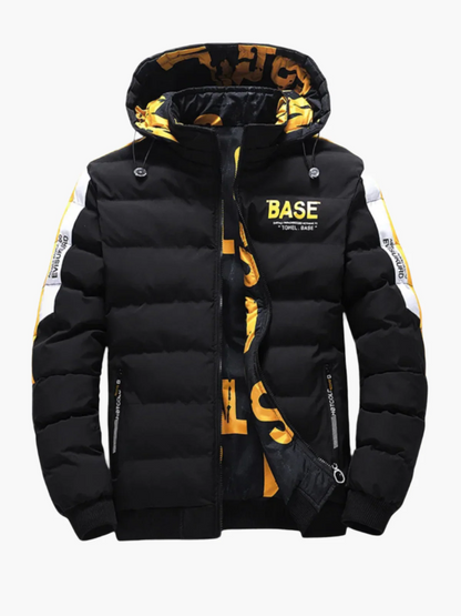 Men's Waterproof Parka Jacket with Hood