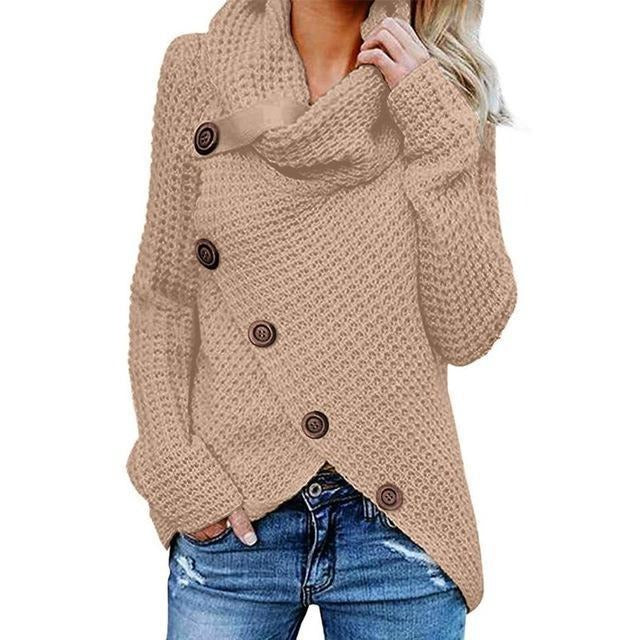 Cozy Women's Waffle Knit Sweater