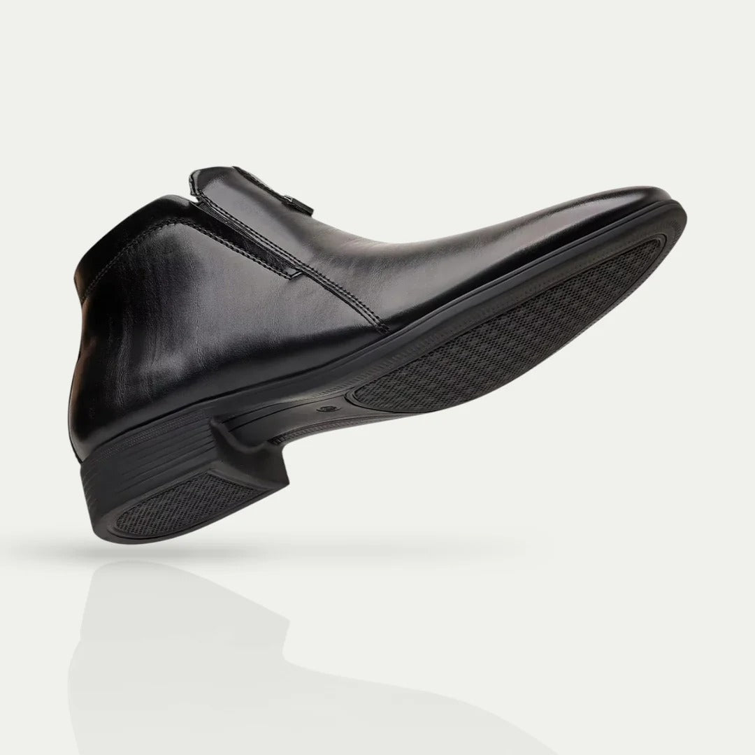 Classic Men's Leather Ankle Boots - Smart Dress Shoes