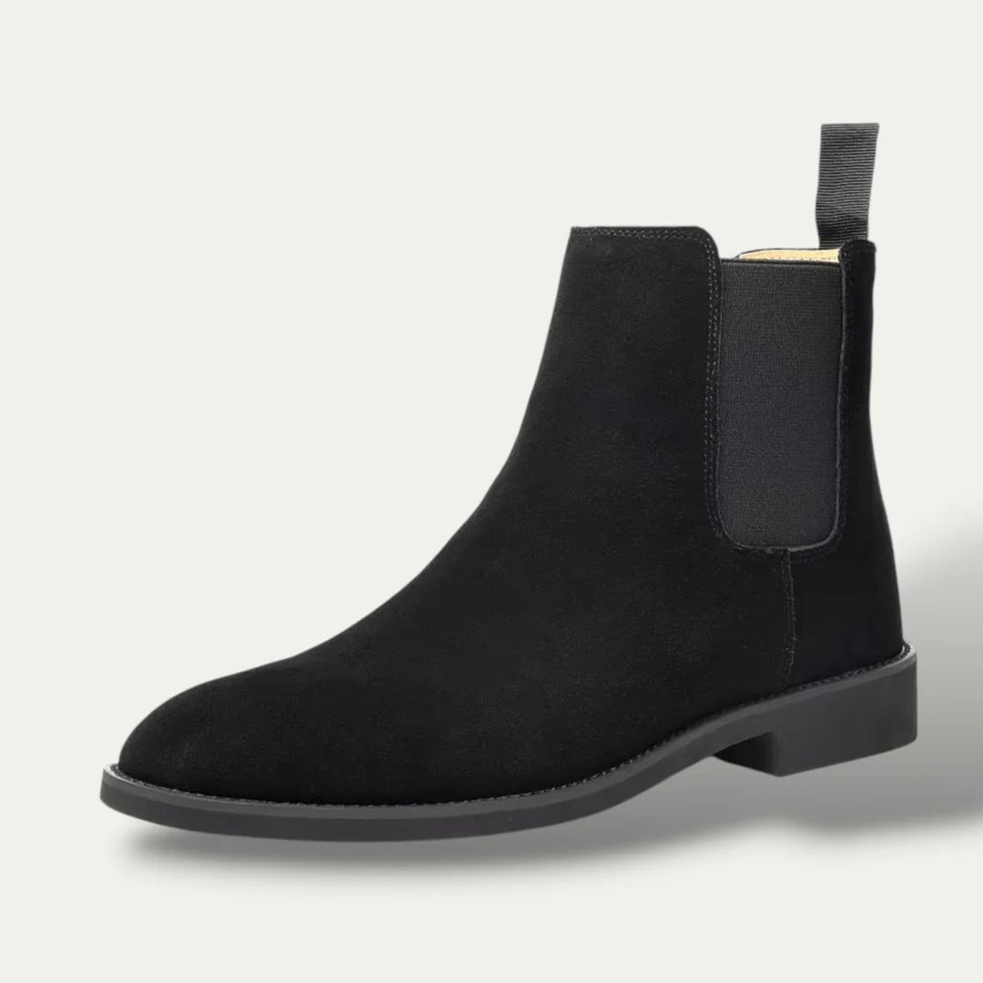 Luxury Suede Chelsea Ankle Boots for Men - Nocini