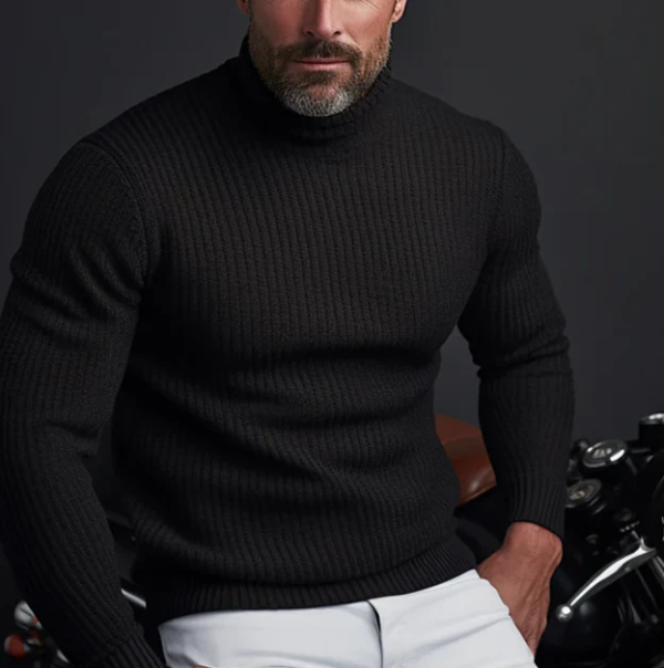 Men's Fine Wool Crew Neck Sweater - Nocini