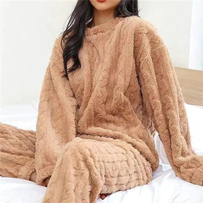 Cozy Women's Pajama Set Soft Full Length