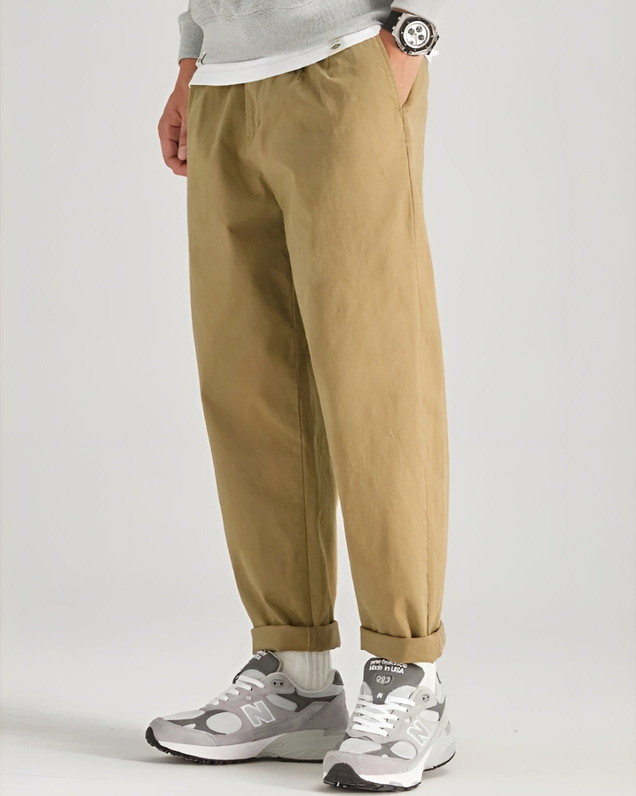 Short Fitted Cotton Pants