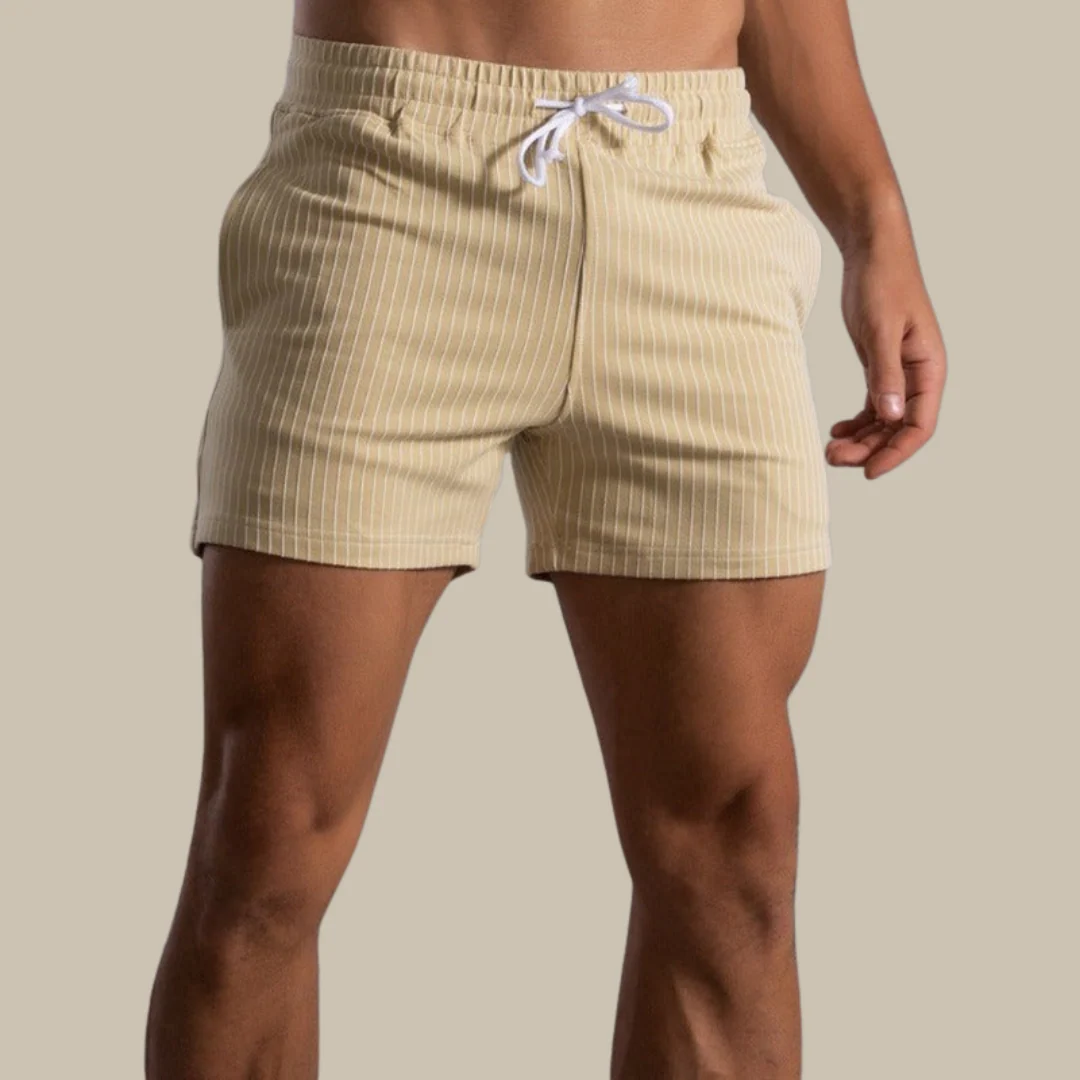 Men's Quick Dry Swim Shorts Mid Length Adjustable Waist - Nocini