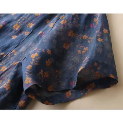 Pretty Floral Button Front Shirt