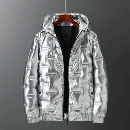 Warm Waterproof Men's Quilted Down Coat - Nocini