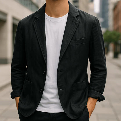 Lightweight Beige Summer Blazer for Men Formal Events