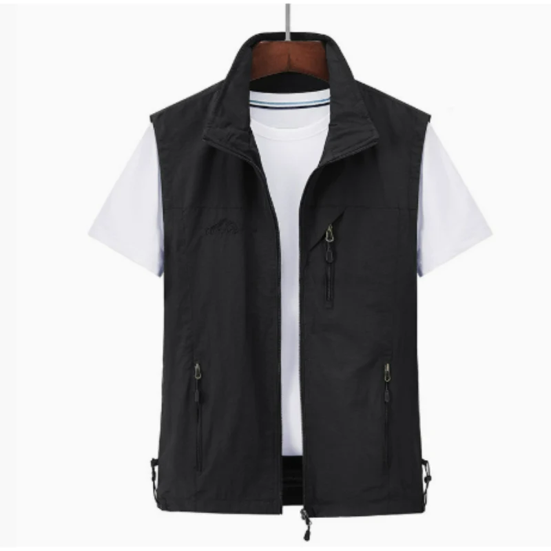 Classic Mens Zip Vest with Multiple Pockets - Nocini