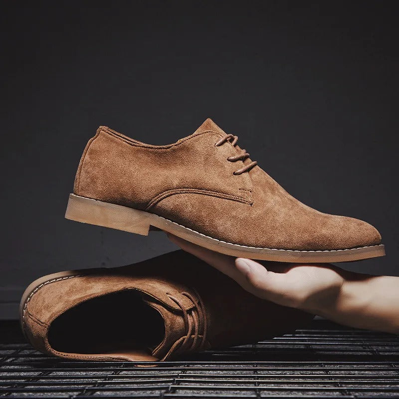 Luxury Suede Dress Shoes for Men - Formal Events