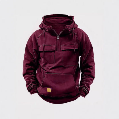 Comfortable Mens Fleece Hoodie with Zip