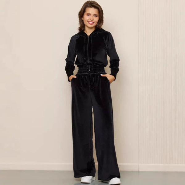 Cozy Fleece Hoodie and Sweatpants Set - Nocini