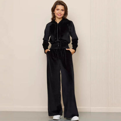 Cozy Fleece Hoodie and Sweatpants Set - Nocini