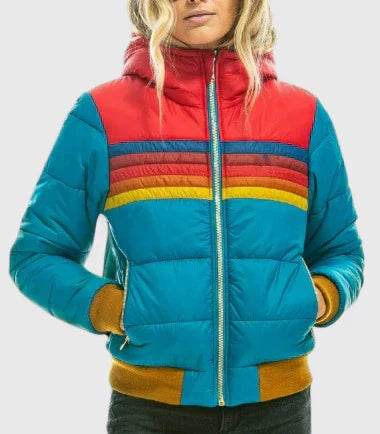 Ladies' Waterproof Hooded Coat