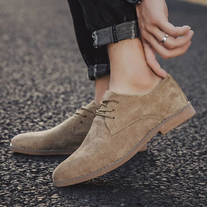 Luxury Suede Dress Shoes for Men - Formal Events