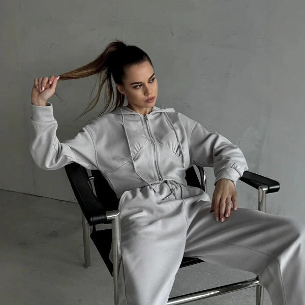 Cozy Women's Hoodie Lounge Set Soft Pants - Nocini