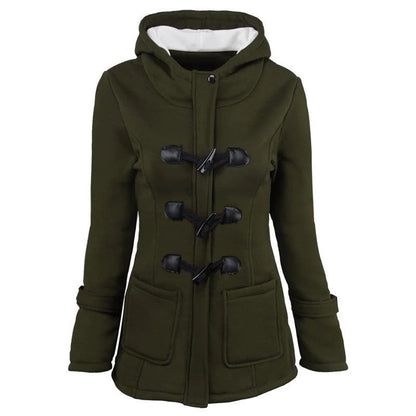 Ladies Hooded Jacket Soft Cotton Relaxed Fit