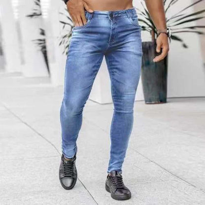 Slim Fit Stretch Jeans for Men Casual Wear