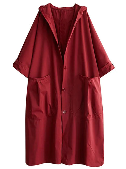 Women's Long Water-Resistant Parka Coat