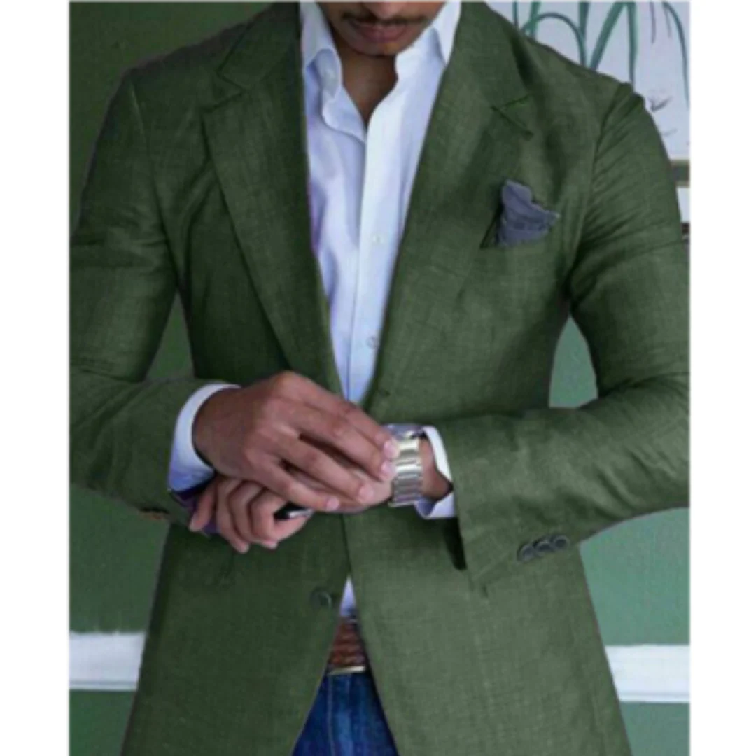 Slim Fit Mens Wool Blazer Jacket - Nocini