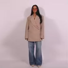 Relaxed Fit Women's Cotton Jacket