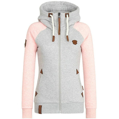 Slim Fit Women's Knit Hooded Jacket