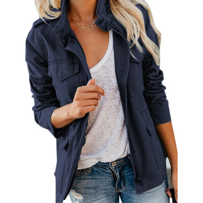 Classic Fit Women's Cotton Zip Jacket