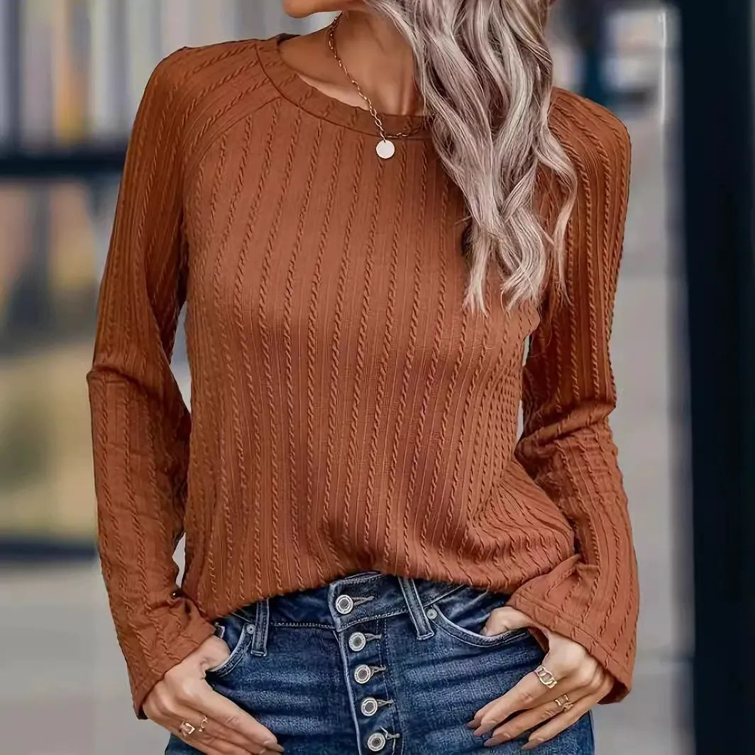 Comfy Women's Casual Long Sleeve Tee