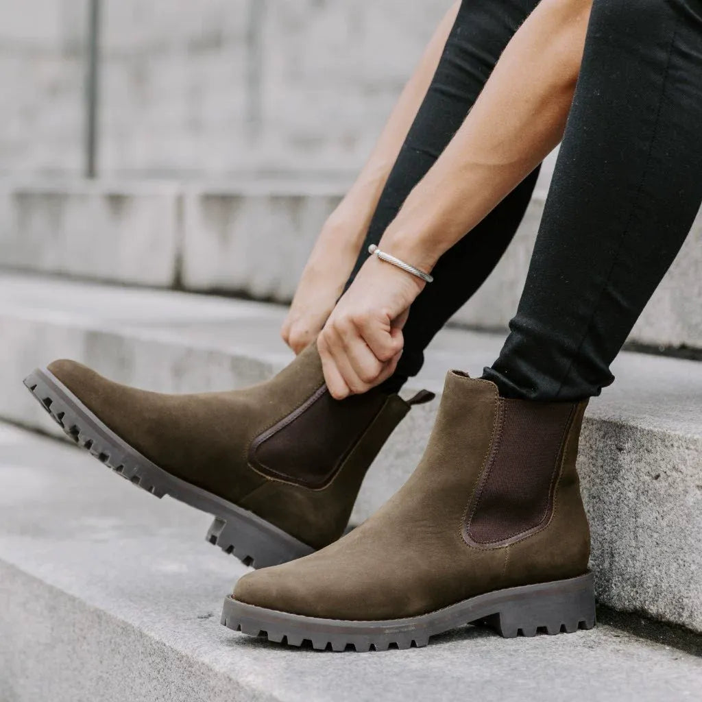 Women's Block Heel Ankle Boots
