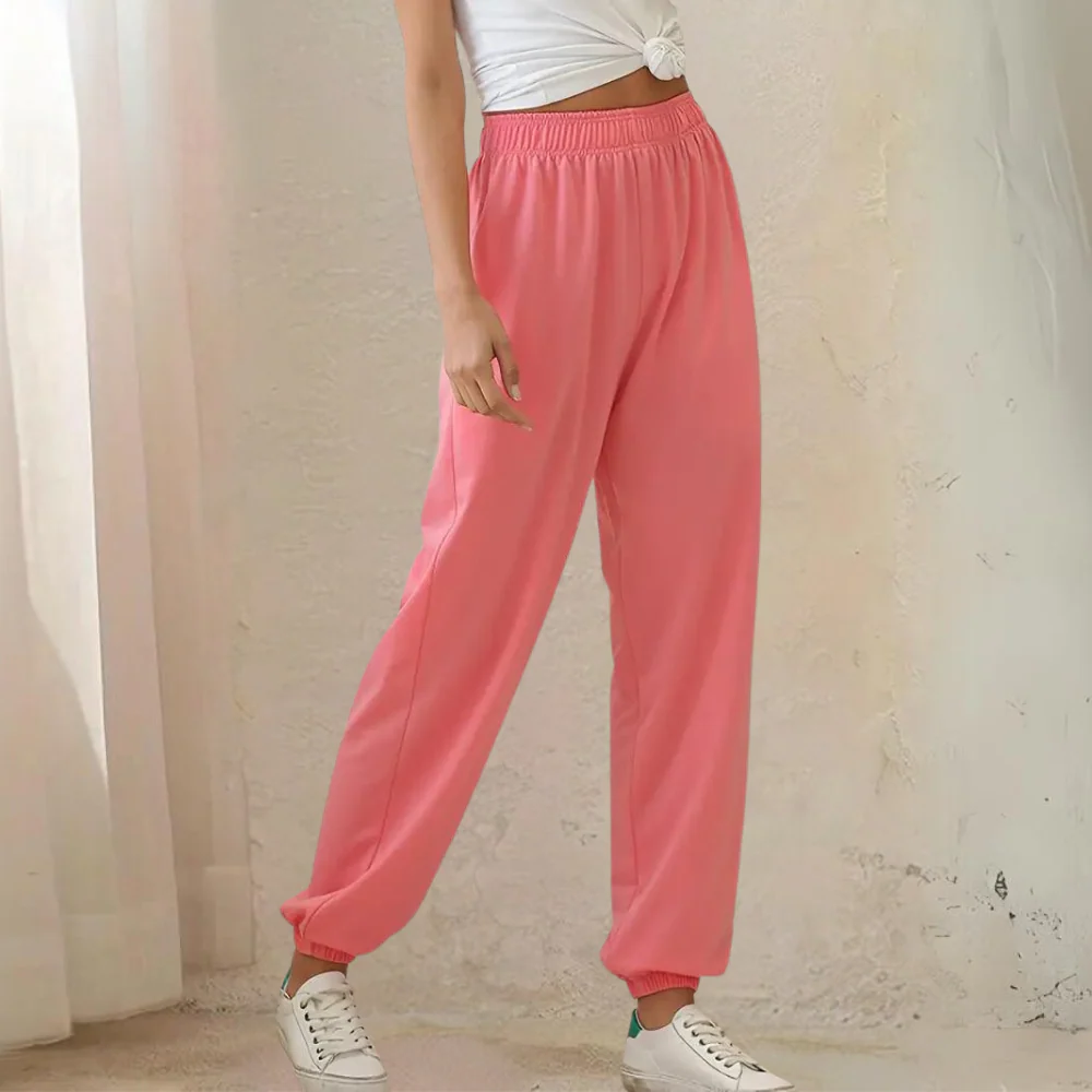 Comfortable Women's Jogger Pants with Elastic Waistband
