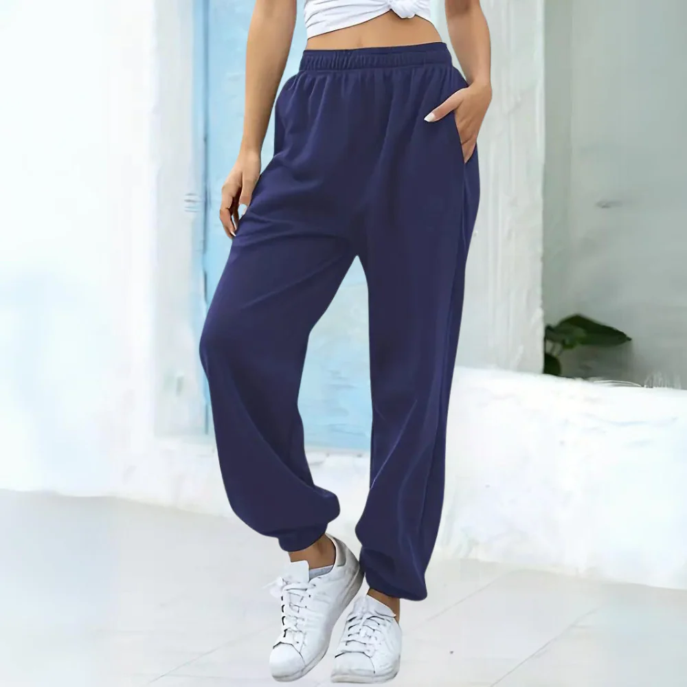 Comfortable Women's Jogger Pants with Elastic Waistband