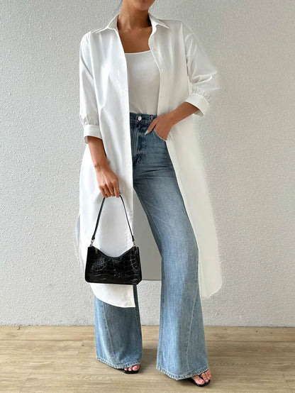 Women's Open Front Long Cardigan Sweater