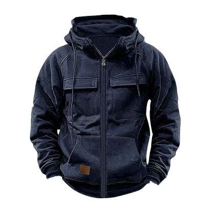 Comfortable Mens Fleece Hoodie with Zip