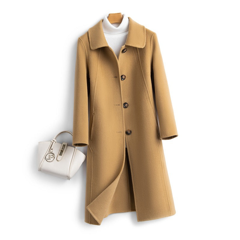 Classic Mid-Length Button Coat